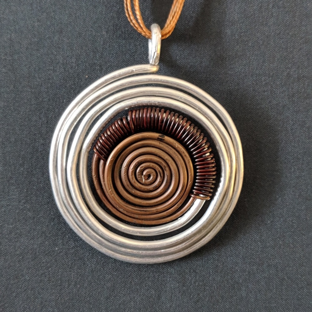 Wire wrapped necklace